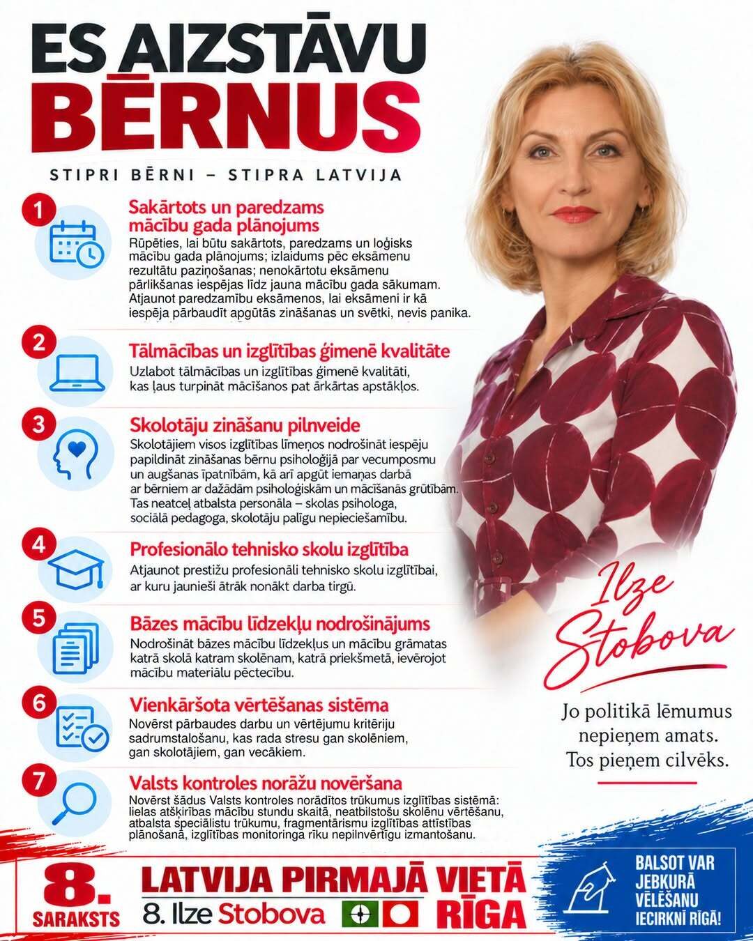 Es aizstāvu bērnus